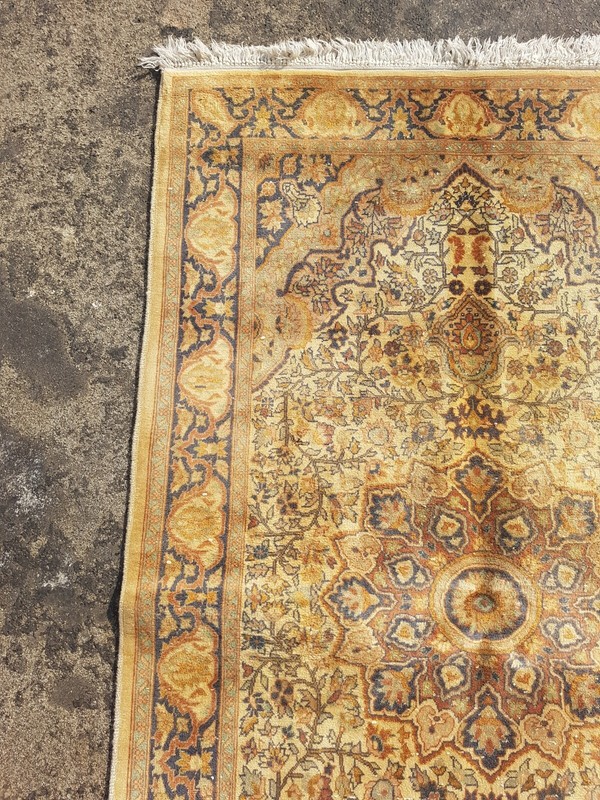 Vintage Hand Made Traditional Rug Oriental Wool Multicolor Carpet 165x95 cm gallery