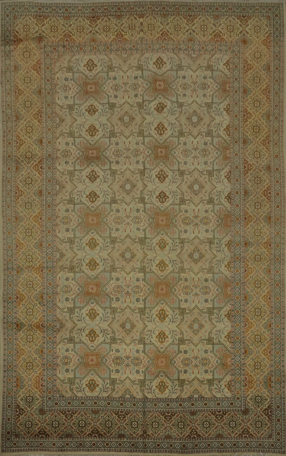 Timeless Elegance Handmade Area Rug 8x11 in Warm Tones Home Decor Room Size Rug gallery