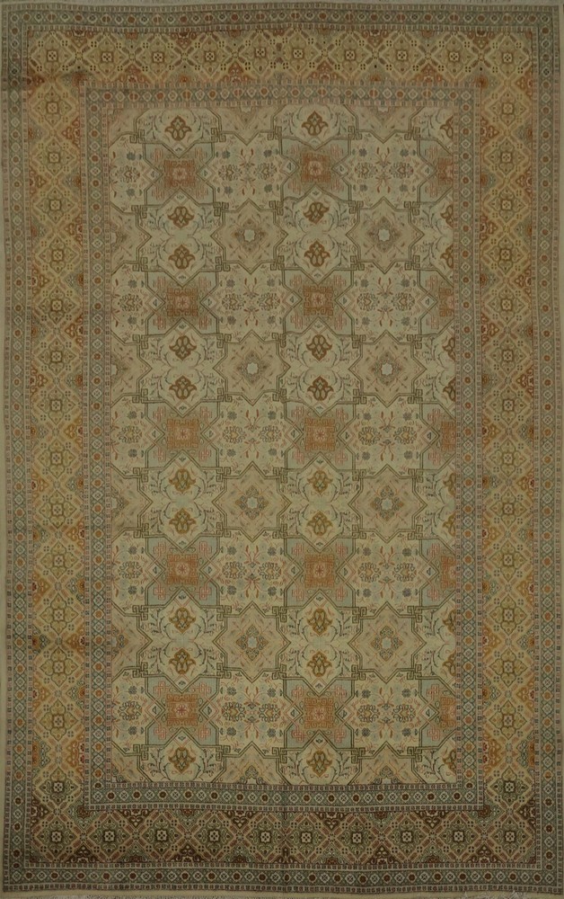 Timeless Elegance Handmade Area Rug 8x11 in Warm Tones Home Decor Room Size Rug
