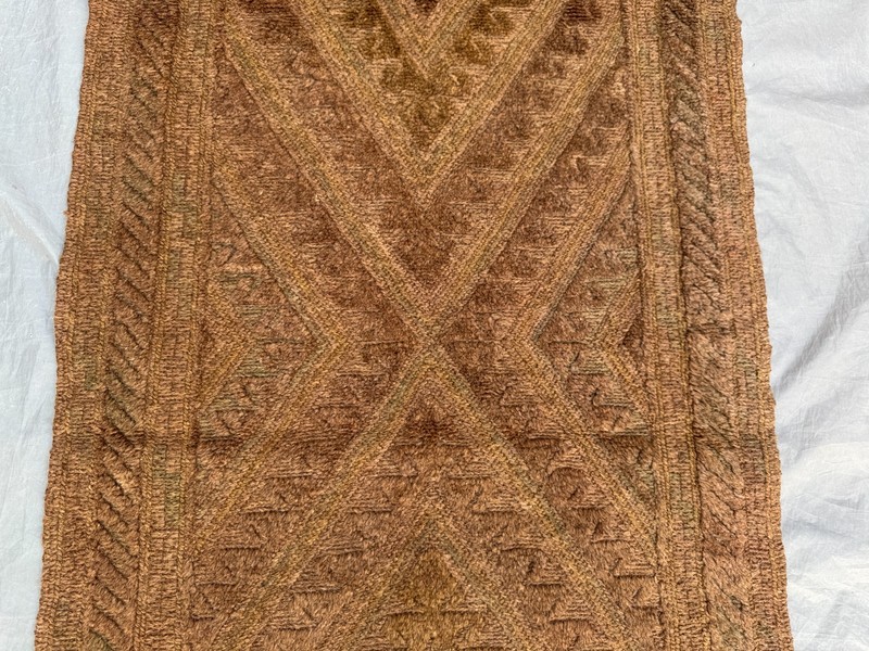 2'4 x 6 Vintage Mishwani Oriental Handmade Wool Runner Rug, Diamond Pattern Rug gallery