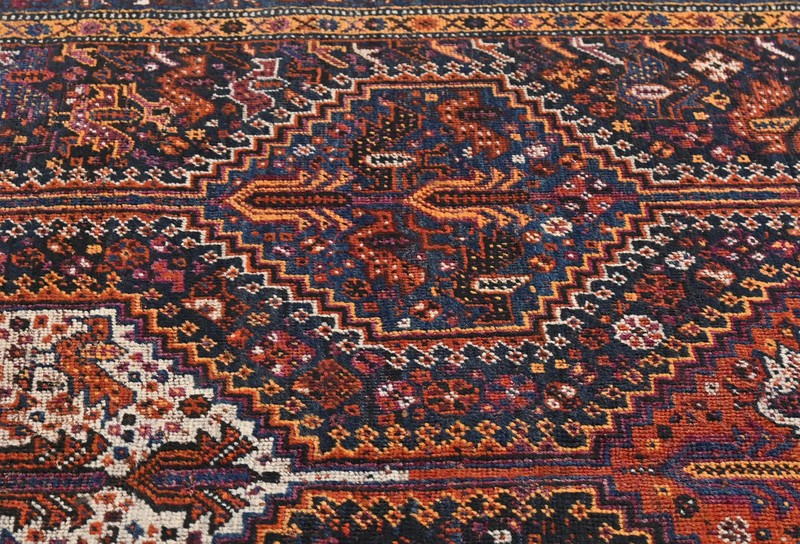 Hand-Knotted Semi-Antique Tribal Wool Rug Oriental Home Decor Carpet 5X8 ft gallery
