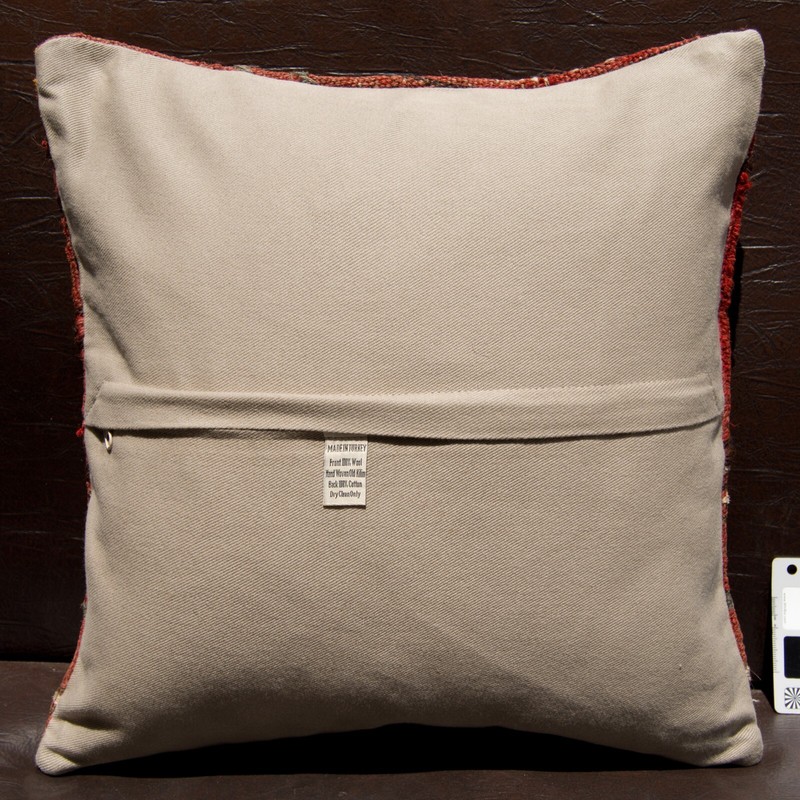 16"x16" 40x40 Hand Woven Turkish Embroidered Rug Vintage Pillow Cover Cushion gallery