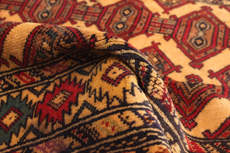 Traditional Vintage Hand-Knotted Area Rug 3'1" x 4'9" Oriental Wool Carpet gallery