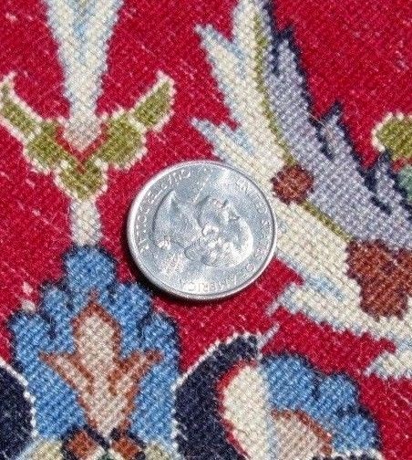 VERY FINE ISFAHA ORIENTAL RUG 550 KPSI + _WOOL & SILK_5.1 x 7.8_ MY COLLECTION! gallery