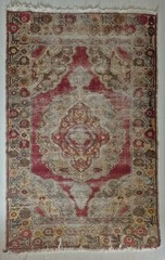 Antique Rug, Anatolian Carper, Fragment, Mucur Rug, Hand Woven, Handmade