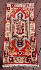 New Handmade in India Tribal & Geometric Colorful & Soft Scatter/Accent Rug 2×4