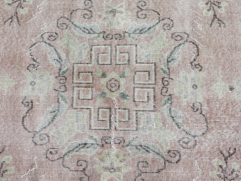 Area Rugs, Modern Rug, Turkish Carpet, Vintage Rug, Handmade Wool Rug 63"X111" gallery