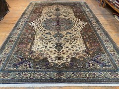 Vintage 1960-1970’s Turkish Carpet ,Bunyan Rug 6’4”x9’7” Handmade Area Rug