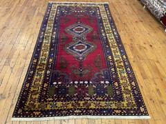 Antique 1900-1939s Exclusive Turkish Wool Pile Carpet 3’6”x5’