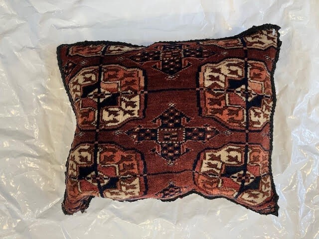 Antique Bokara pillow , 1' x 1'3"