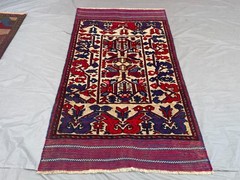 3’6×6’0 Ft Vintage Afghan Baluchi Inspired Tribal Floral Kilim Runner Rug