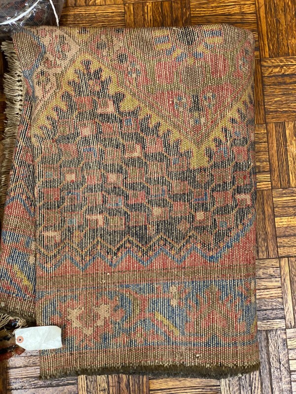 Malayyer small carpet ca. 19th C. ; 4 ft x 7 ft gallery