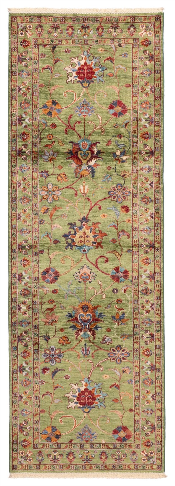 2'10" x 8'1" Vintage Hand-knotted Runner Rug Traditional Oriental Wool Carpet gallery