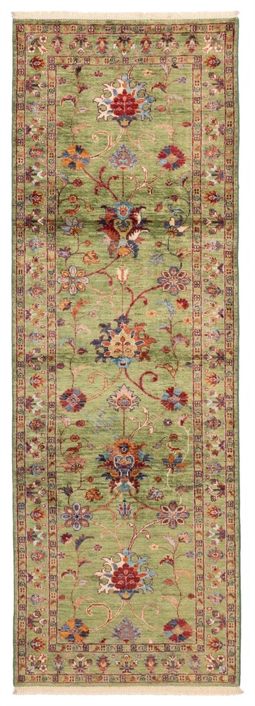 2'10" x 8'1" Vintage Hand-knotted Runner Rug Traditional Oriental Wool Carpet