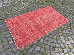 Home Decor Rug, Turkish Vintage Rug, Boho Decor Rug, 3,6 x 6,1 ft