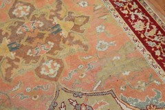 Antique Decorative Indian Amristar Agra Rug 4’9”x7’10”