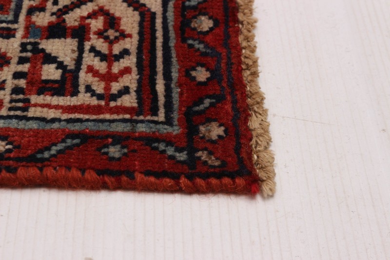 3'2" x 9'10" Vintage Hand-knotted Runner Rug Traditional Oriental Wool Carpet gallery