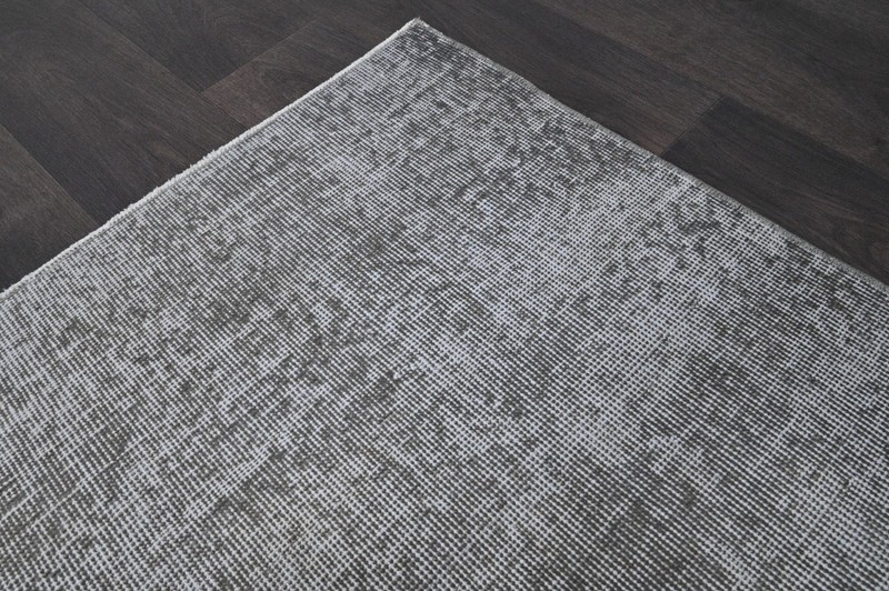 Oushak Turkish Vintage Rug 5x8 Kilim Rug Anatolian Handmade Boho Decor GRAY gallery