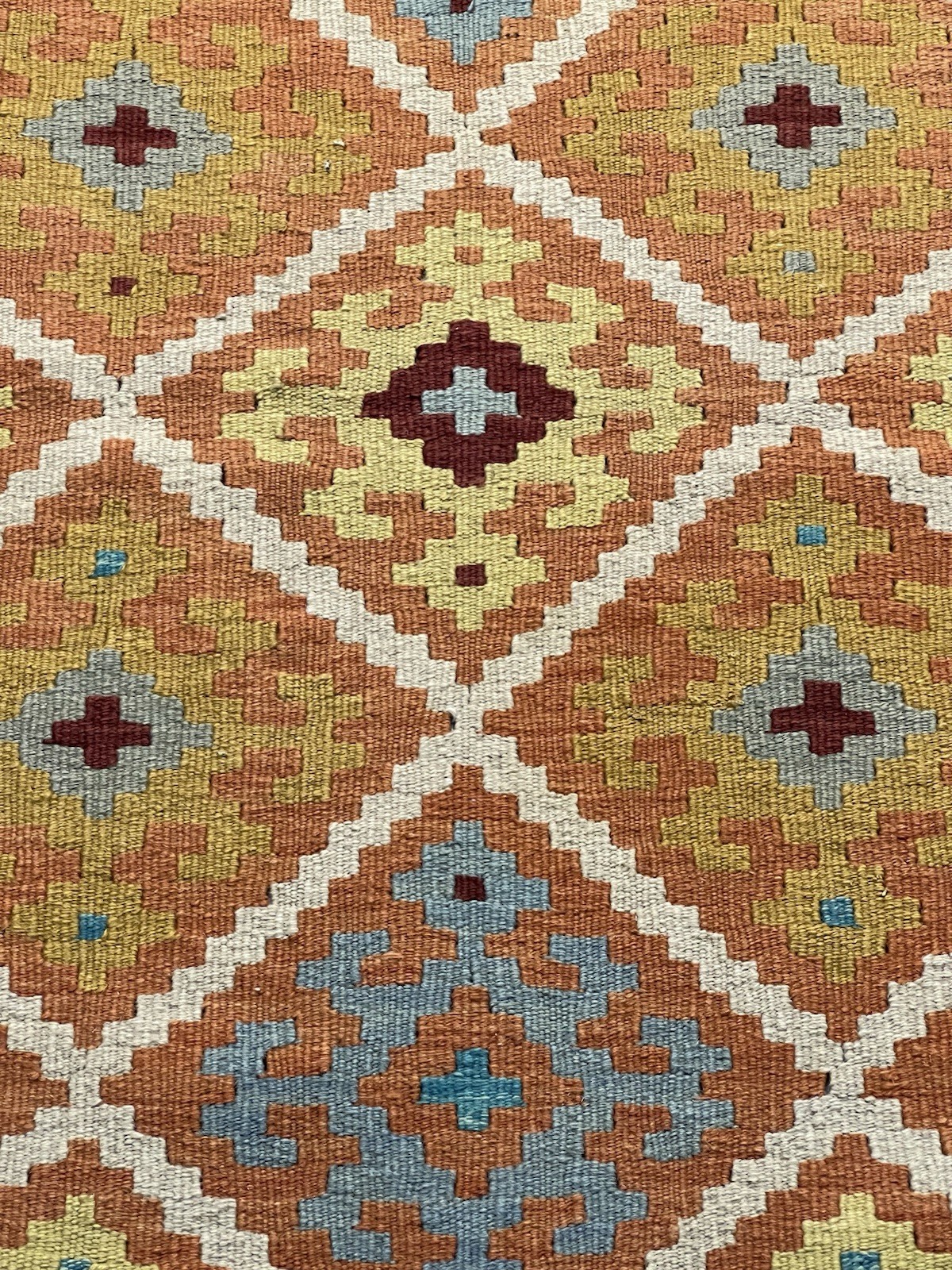 Vintage Kilim Traditional Hand Made Oriental Wool Kilim 5ftx3.2ft 152cmx102cm gallery