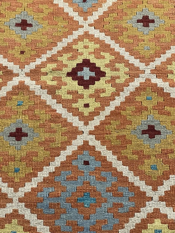 Vintage Kilim Traditional Hand Made Oriental Wool Kilim 5ftx3.2ft 152cmx102cm gallery