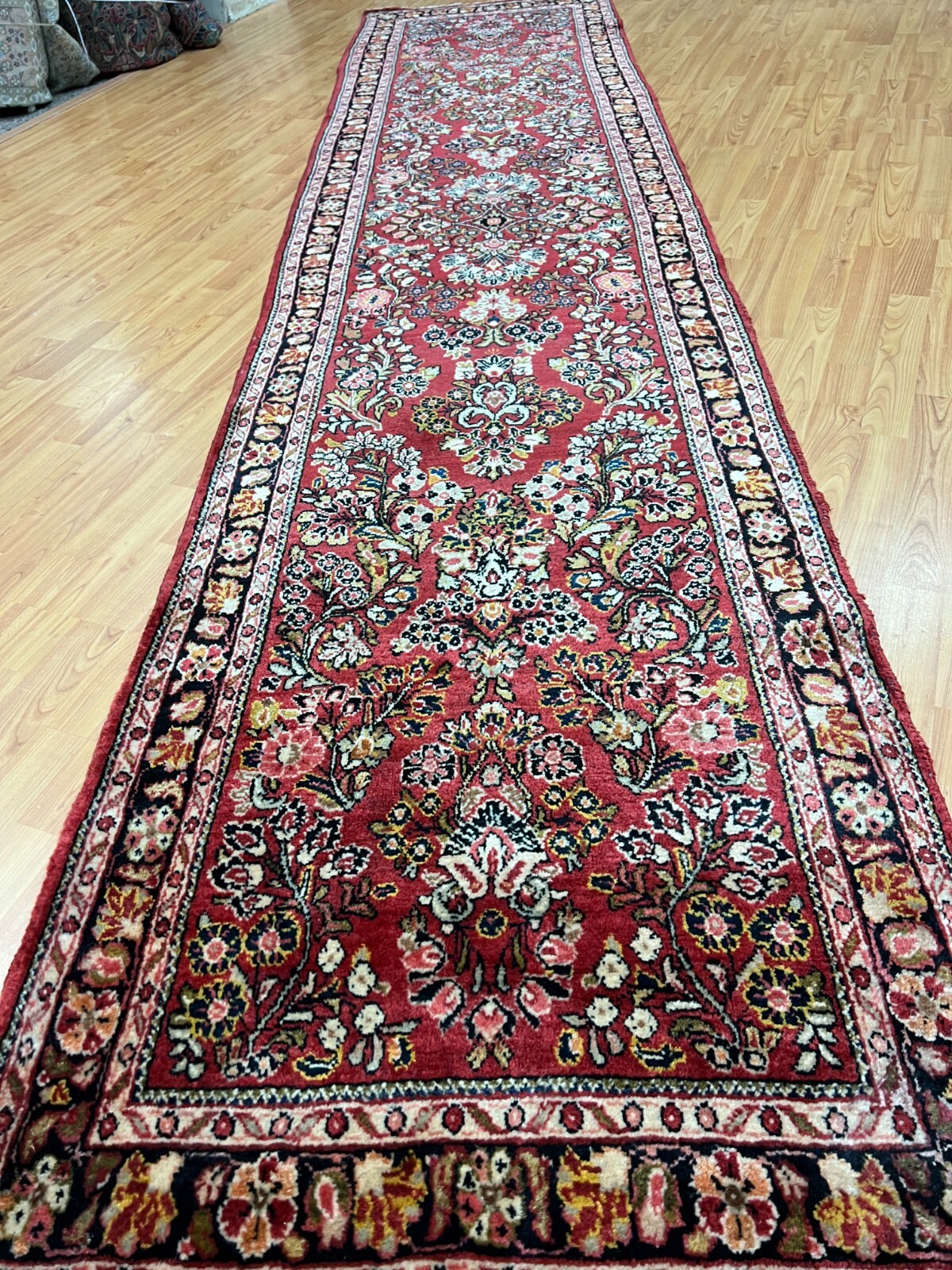 2'8" x 11'9" Antique Turkish Floor Runner Oriental Rug - 1930s - Hand Made gallery