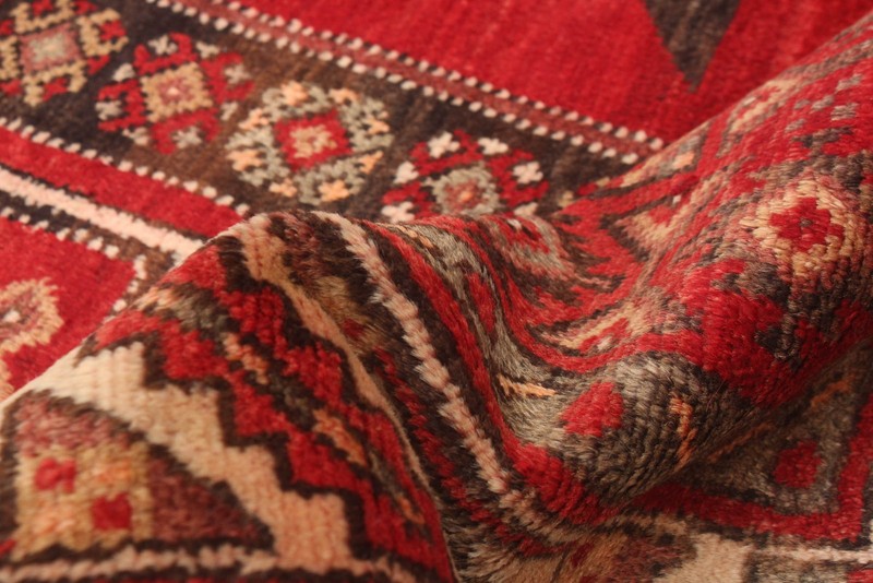 Vintage 5'10" x 10'2" Traditional Hand Knotted Vegetable Dye Wool Area Rug gallery