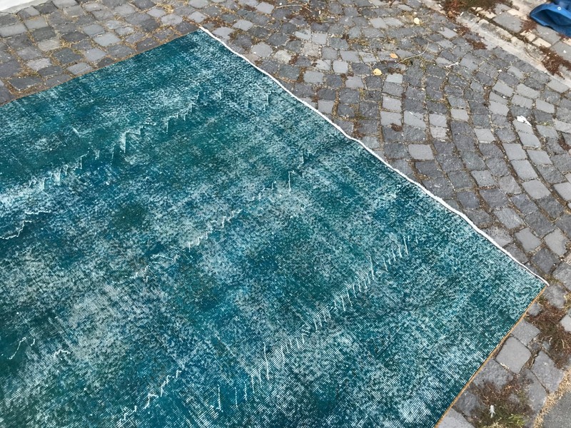 Bohemian Large Rug, Turkish Vintage Rug, Handmade Wool Rug, 6,8 x 10, ft gallery
