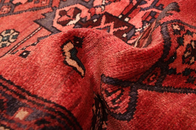 3'5" x 9'2" Vintage Hand-knotted Runner Rug Traditional Oriental Wool Carpet gallery