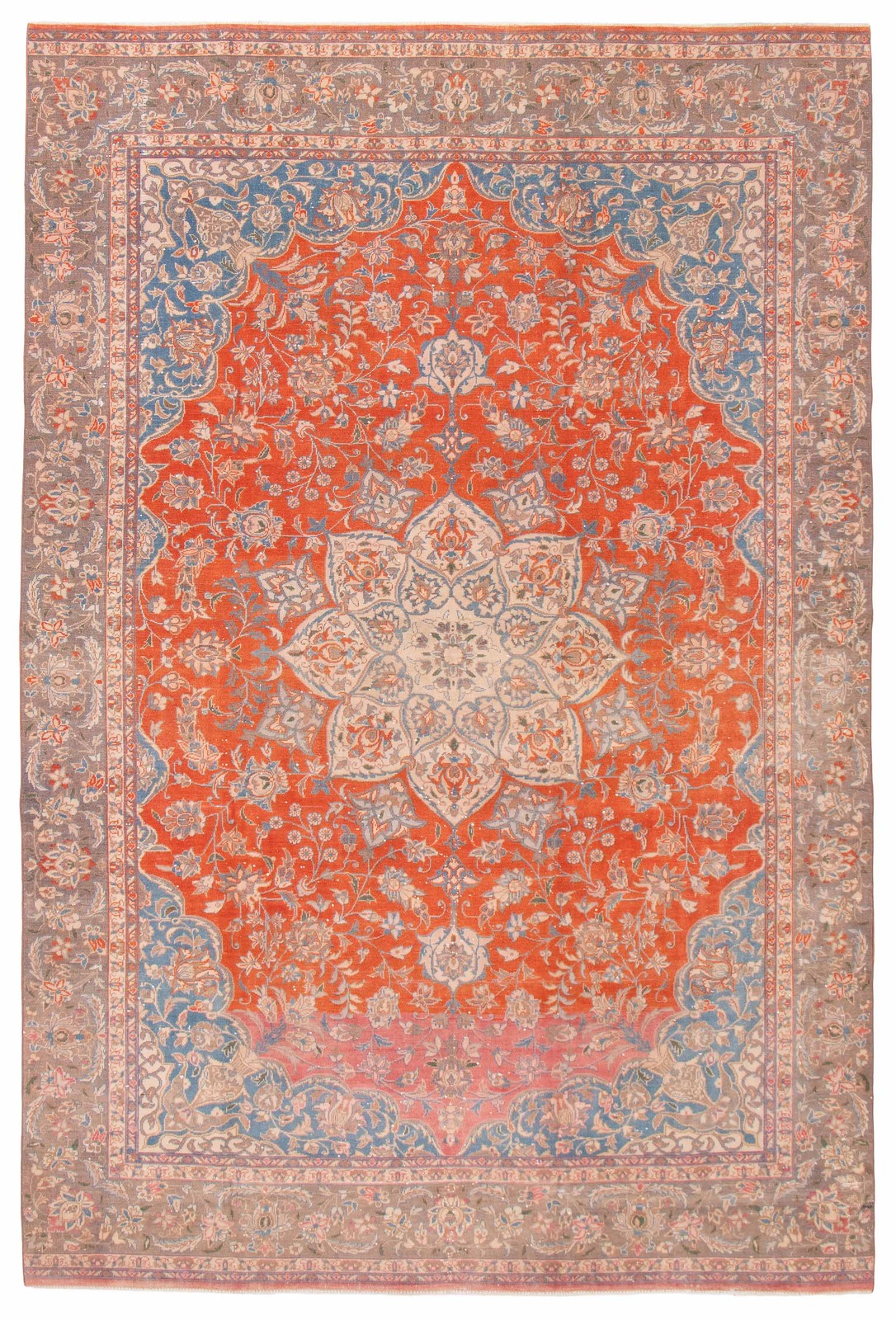 Traditional Vintage Hand-Knotted Area Rug 8'8" x 12'10" Oriental Wool Carpet gallery