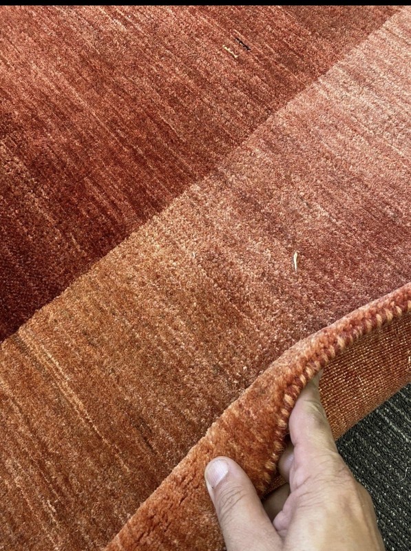 Authentic Area Rug modern hand Knotted 8 X 11 Ft Fine Quality Rust Gabbeh gallery