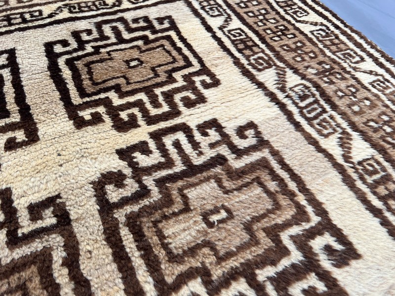 5x7 Antique Afghan Baluchi Rug, Hand-Knotted Wool, Soft Pile, Living Room Rug gallery