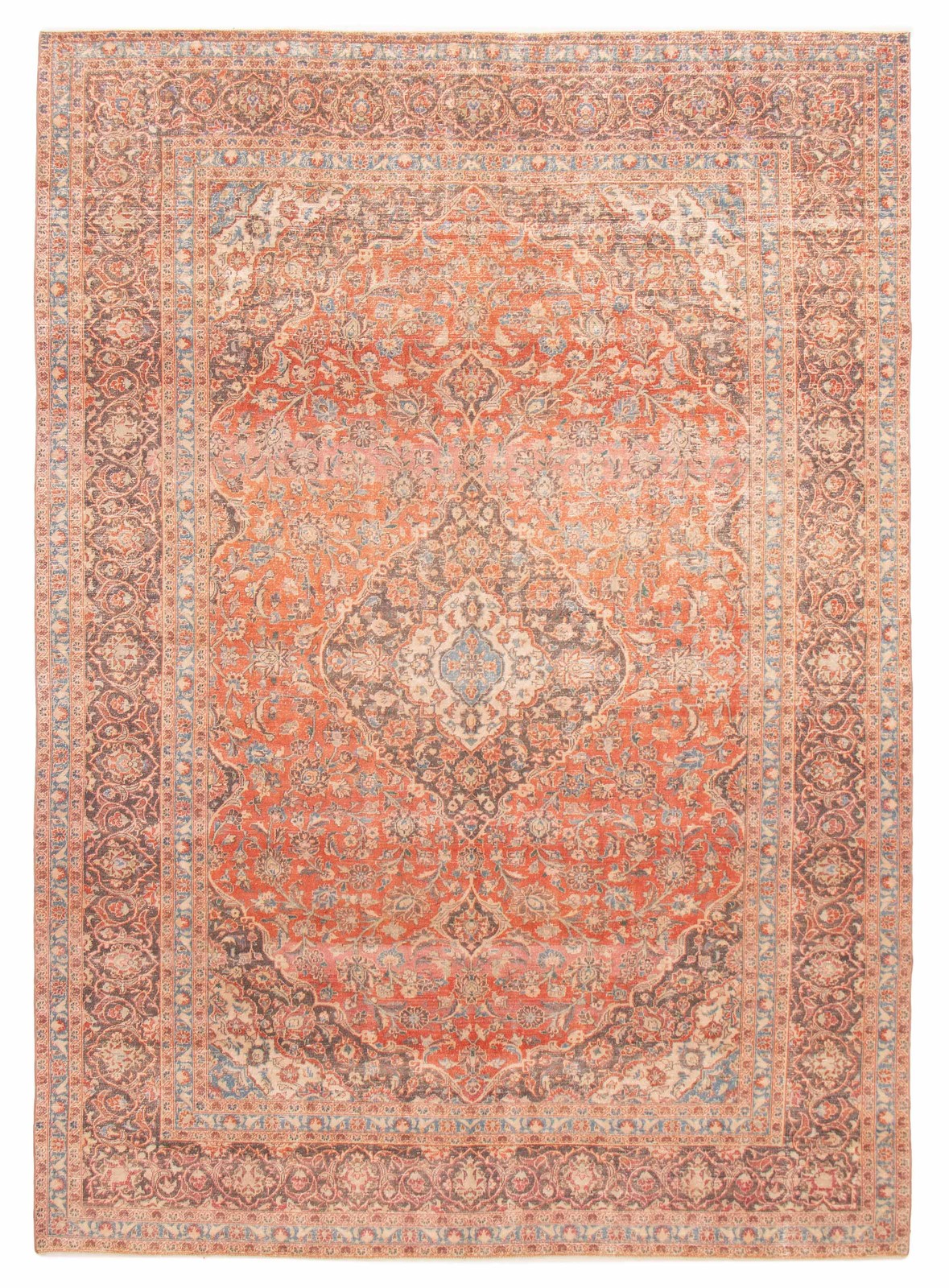 Traditional Vintage Hand-Knotted Area Rug 9'5" x 13'0" Oriental Wool Carpet gallery