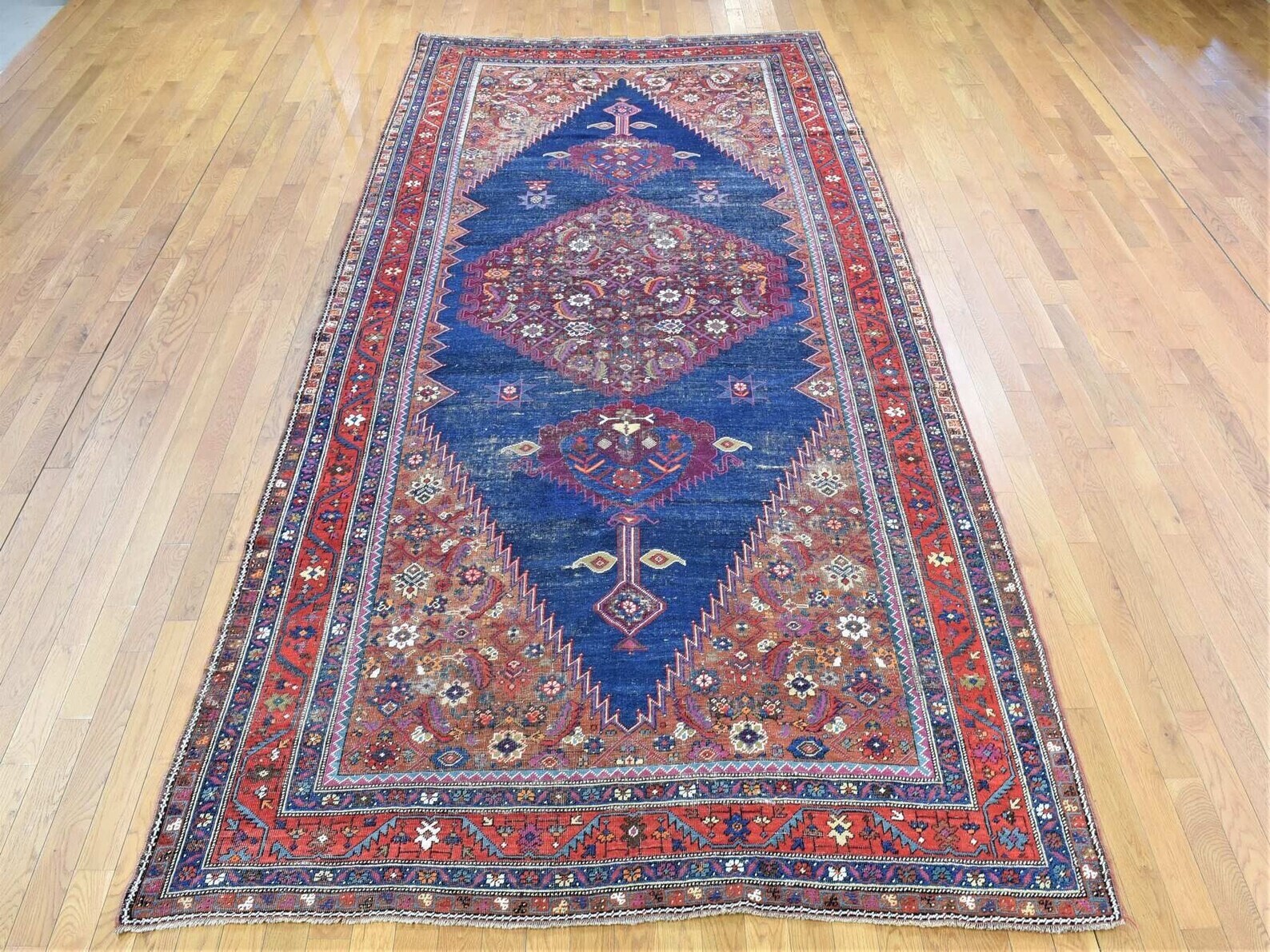 7x14ft Armenian Area Rug from Late1930's Antique Wool Pile Muted Dye Nagorno Rug gallery