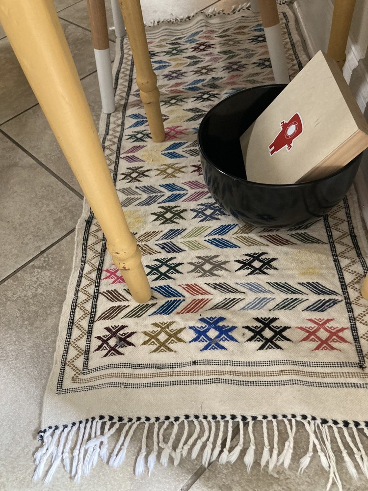 Kilim Rug 50x20 Vintage Tribal