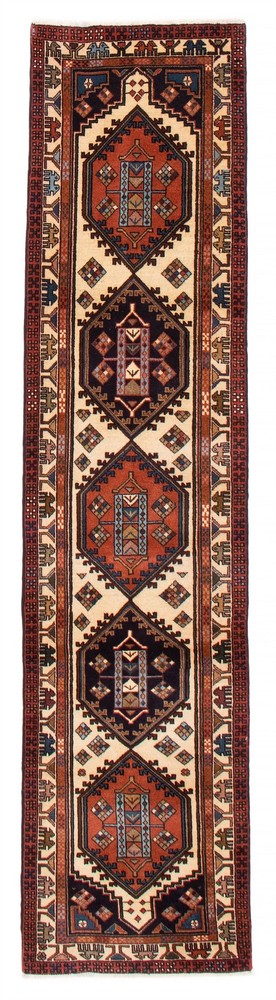 2'4" x 9'6" Vintage Hand-knotted Runner Rug Traditional Oriental Wool Carpet