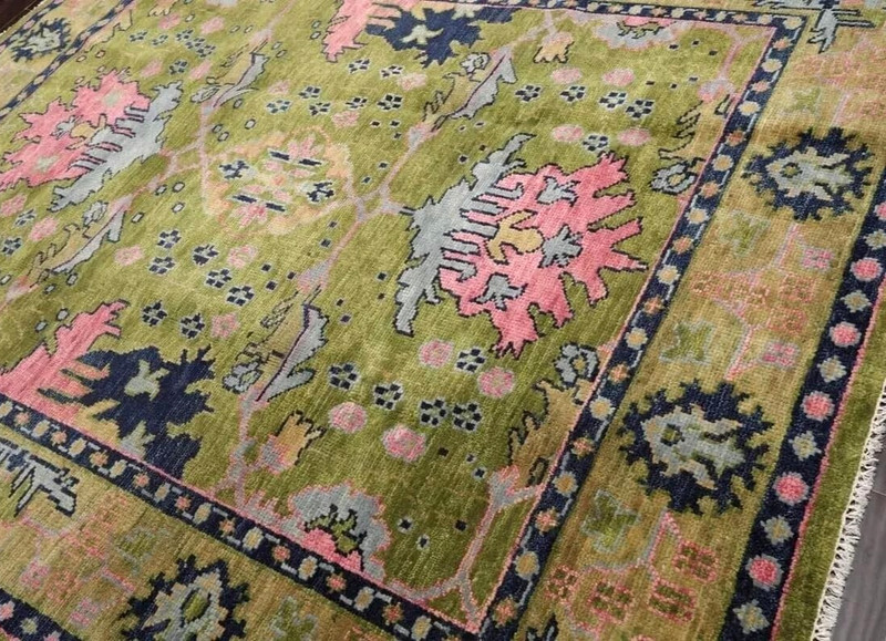 Vintage Antique Green Oushak Rug For Rooms to Warming Your Space with Elite Rugs gallery