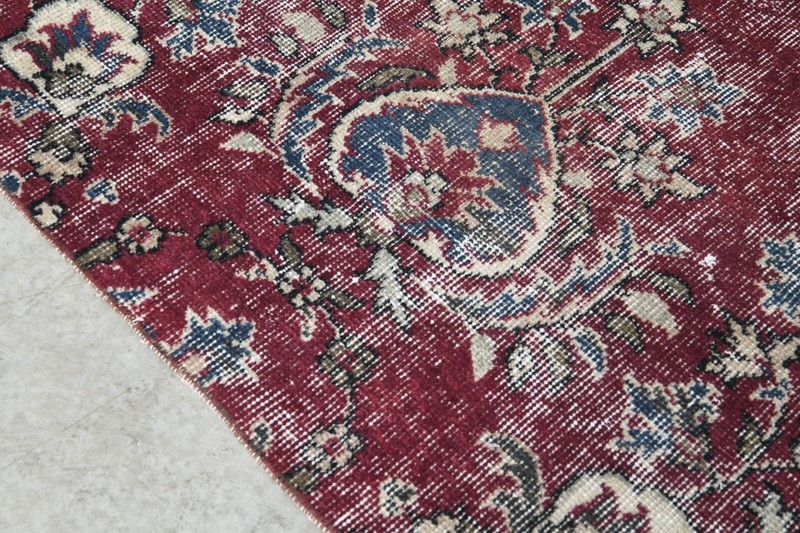 Turkish Rug Runner Hand-Knotted Carpet Vintage Runner Rug Oushak Rug 3x12 ft,388 gallery