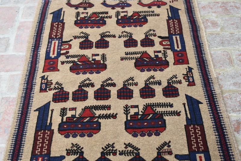 2'11 x 4'9 ft Handmade vintage afghan tribal shindand war area rug, 3x5 wool rug gallery