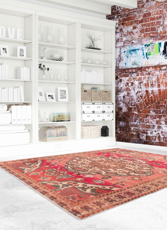 Vintage Traditional Hand-Knotted Area Rug 4'1" x 6'0" Oriental Wool Carpet gallery