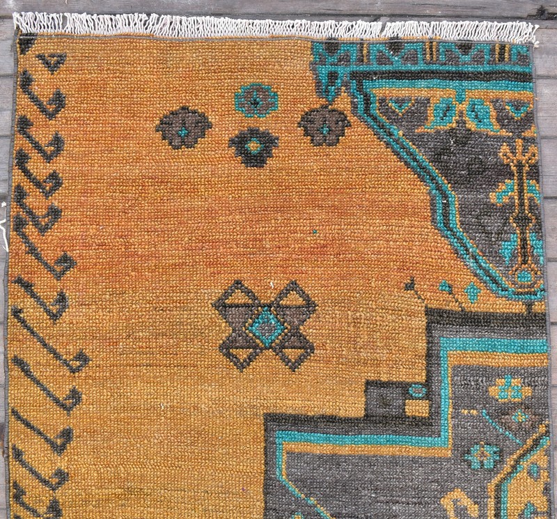 Antique AMAZING Runner 32''x139'' Long Corridor Carpet Runner Hallway Rug 2x11 gallery