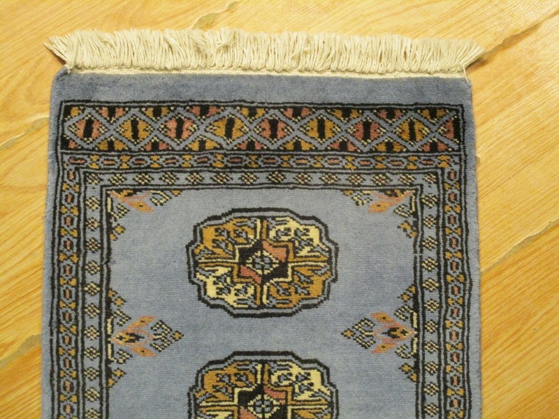 2x3 Bukhara Museum Geometric Handmade-Knotted Wool Rug 582488 gallery