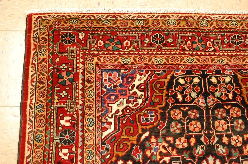 NATURAL WOOL Old Oriental Rugs,Hand Woven,knotted size Approximately 4'4" x 7'3" gallery