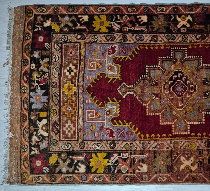 Antique Rug, Hand Woven Carpet, Anatolian Rug, Wool, Handmade, Collectible gallery