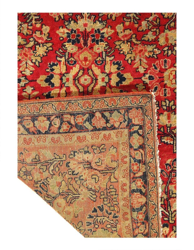 Hand Knotted Antique sarouk 3'4'' X 5'3'' gallery