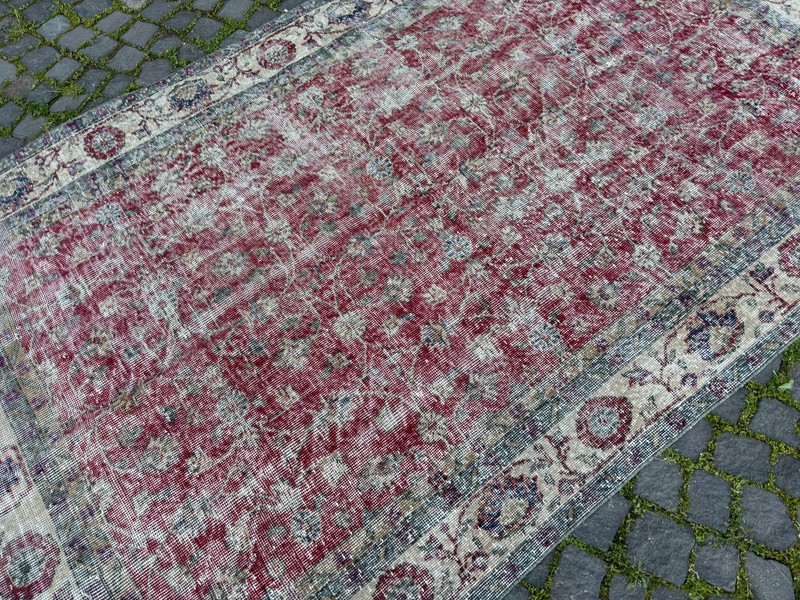 Large rug, Turkish rug, Wool rug, Vintage rug, Handmade rug | 5,3 x 8,7 ft gallery