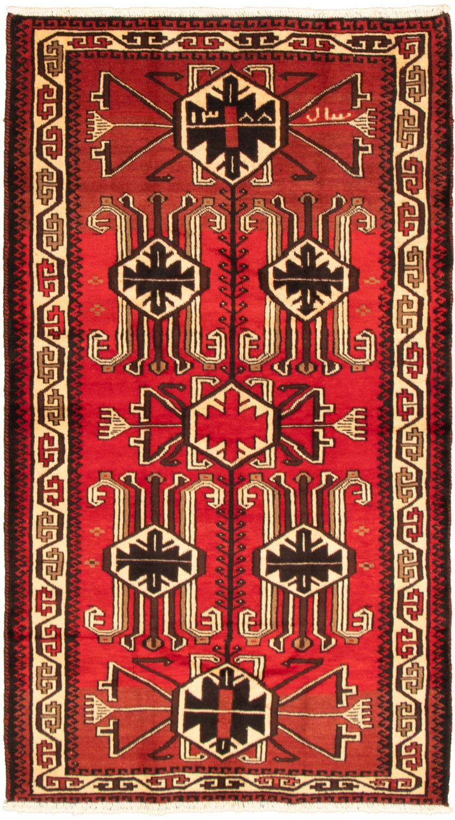 4'1" x 7'5" Vintage Hand Knotted Area Rug Traditional Oriental Wool Carpet gallery