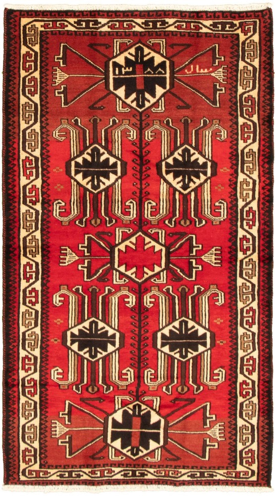 4'1" x 7'5" Vintage Hand Knotted Area Rug Traditional Oriental Wool Carpet