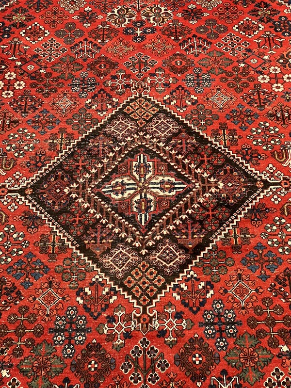 7.8x10.11 Distressed vintage Joshegan rug. Professionally Washed Low Pile. gallery