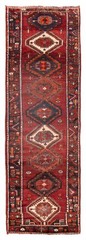 Vintage Hand-knotted Runner Rug 4’8″ x 14’5″ Traditional Oriental Wool Carpet