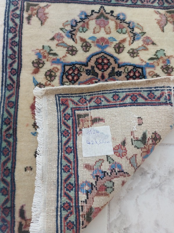 2x2 Handmade Rug Vintage Rug Turkish Rug Oushak Rug Oushak Carpet Hereke Rug gallery